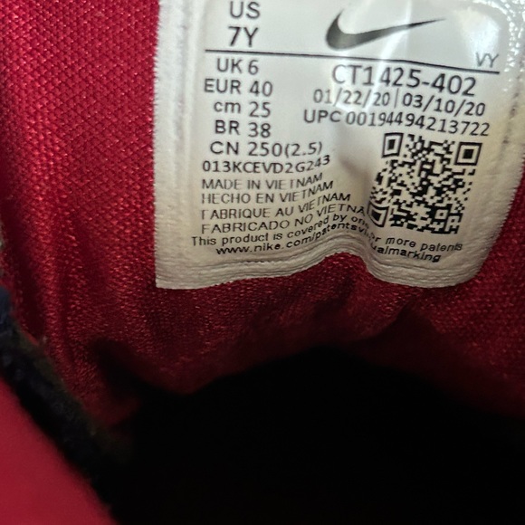 NIKE KD Trey 5 Vlll blue void high top size 7Y - Picture 9 of 9